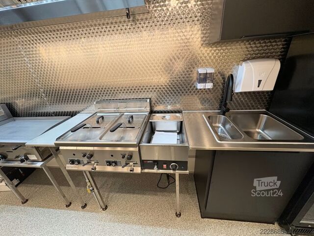 Satış römorku Mega Grillwagen, Imbissanhänger, Imbisswagen, Foodtruck