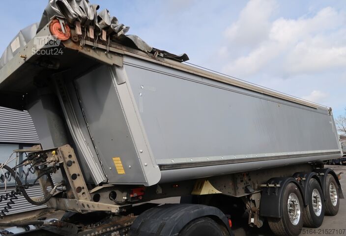 مقطورة نصف قلابة SCHMITZ SKI 24 SL 7.2 Alukastenmulde