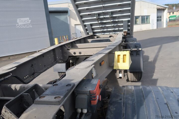 مقطورة نصف قلابة SCHMITZ SKI 24 SL 7.2 Alukastenmulde