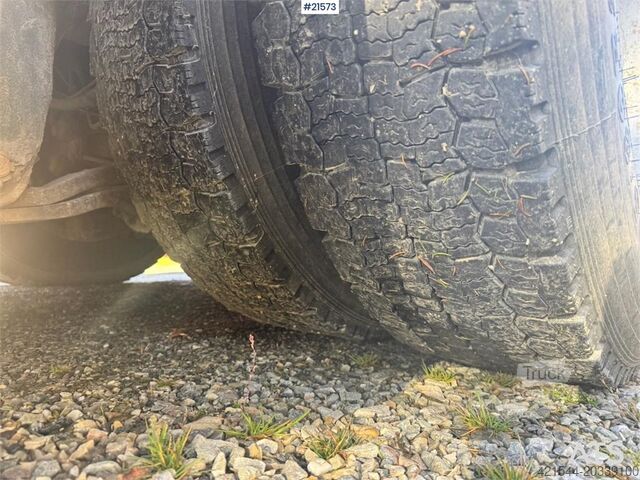 System med krogarm Scania 124G 6x2 Hook truck.