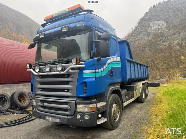 System med krogarm Scania R500 Hook truck w/ Box.