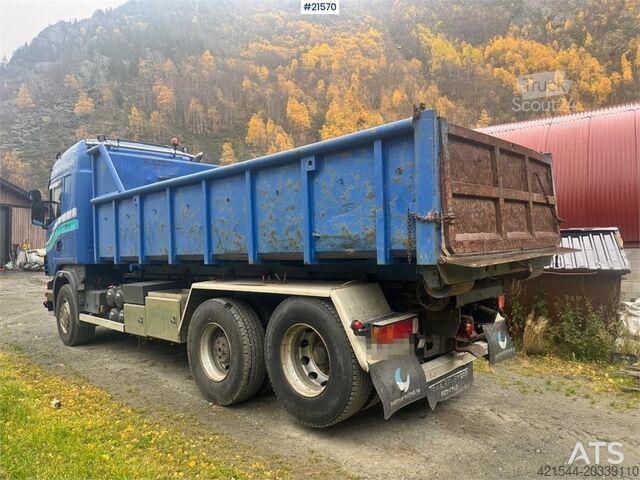 System med krogarm Scania R500 Hook truck w/ Box.