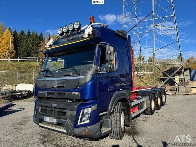 System med krogarm Volvo FMX540 8x4 Hook Truck.