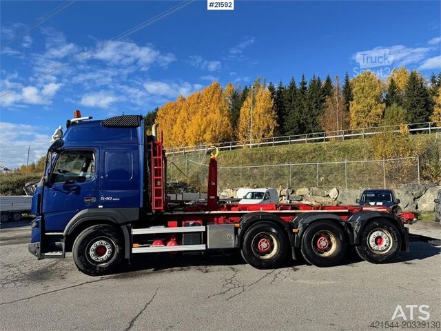 Sistema de braço de gancho Volvo FMX540 8x4 Hook Truck.