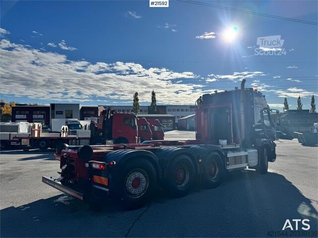 Sistema de braço de gancho Volvo FMX540 8x4 Hook Truck.