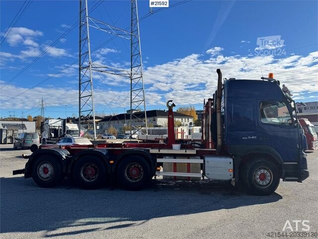 Sistema de braço de gancho Volvo FMX540 8x4 Hook Truck.