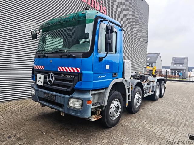 Sistema de braço de gancho Mercedes-Benz Actros 3242 8x4 Hiab Multilift 25 tons hooklift!
