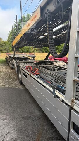 Biltransport lastebil Volvo Autotransporter Euro 6 Kässbohrer FM Kässbohrer Supertrans + Anhänger