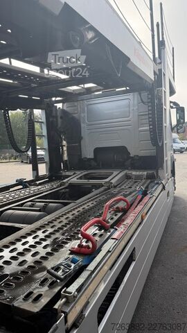 Biltransport lastebil Volvo Autotransporter Euro 6 Kässbohrer FM Kässbohrer Supertrans + Anhänger