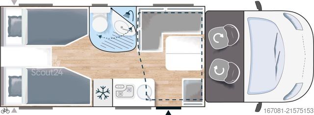 Halvintegrert bobil CHALLENGER Teilintegriert 287 GA Special Edition