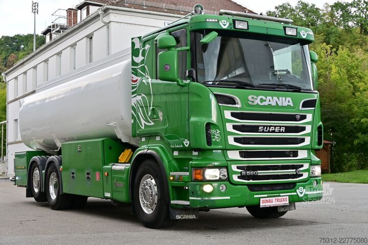 Camión cisterna Scania R560  V8 6x2 Retarder 23.550l 2 Kammern Pumpe E5