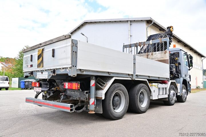 Tovornjak s ploščadjo Mercedes-Benz Actros 3246  AHK MP2 Retarder Hiab 422 EP-5 Fernb