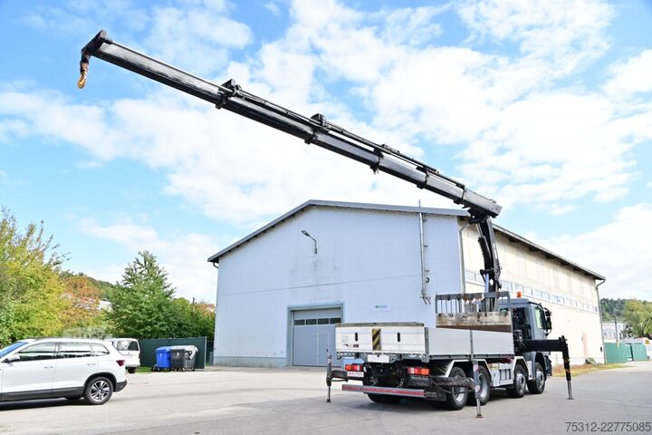 Tovornjak s ploščadjo Mercedes-Benz Actros 3246  AHK MP2 Retarder Hiab 422 EP-5 Fernb