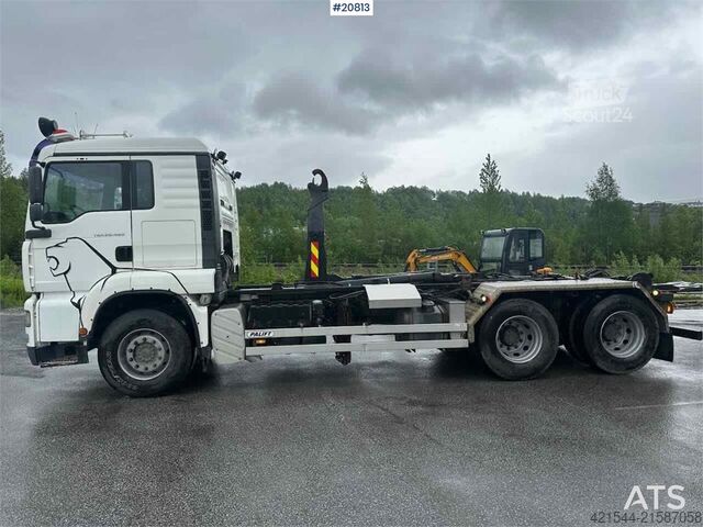 Sistem ročice s kavljem MAN TGA 26.480 6x4 Tandem Hook truck w/ 20 t/m hook an