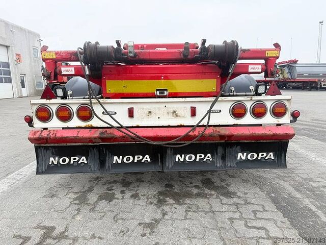BDF system Nopa Hooklift drawbar trailer / Hakensystem-Anhänger /