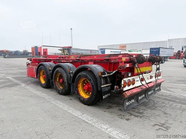 BDF system Nopa Hooklift drawbar trailer / Hakensystem-Anhänger /