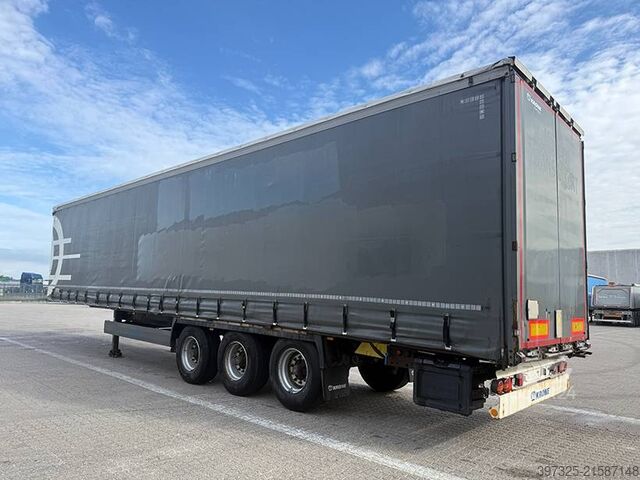 Presenninger, der kan skubbes Krone Curtainsider / Planenauflieger / Gardin