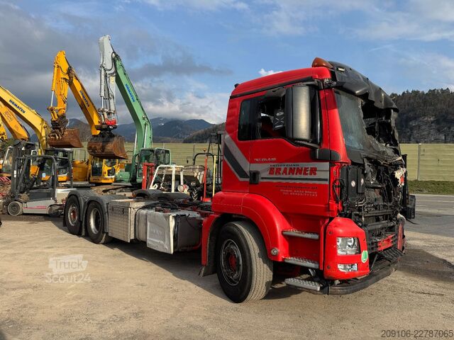 Podwozie ciężarówki MAN TGS 26.440 Brandschaden