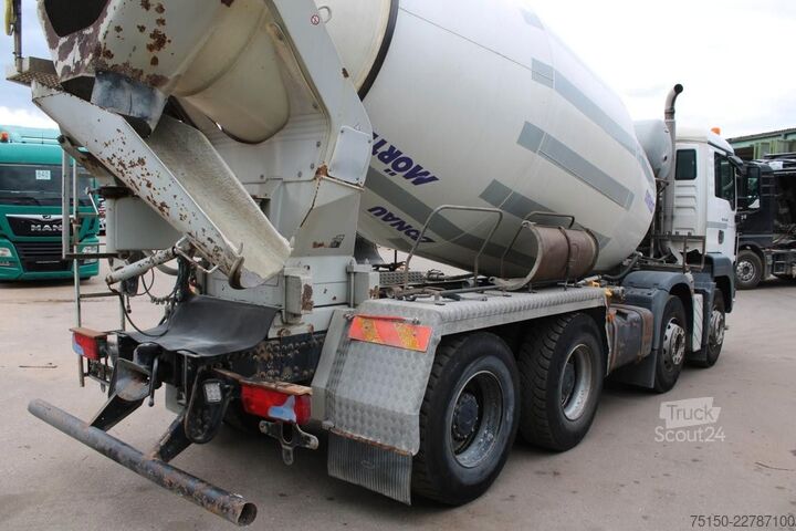 Kamion mikser za beton MAN TGS 32.400 8x4 BB STETTER 9 m³  AP ACHSE Nr: 800