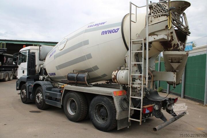 Kamion mikser za beton MAN TGS 32.400 8x4 BB STETTER 9 m³  AP ACHSE Nr: 800