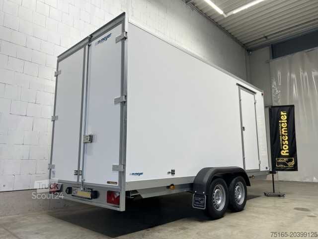 Dėžinė priekaba WM Meyer AZ 2745/185 S40 Tür Kofferanhänger