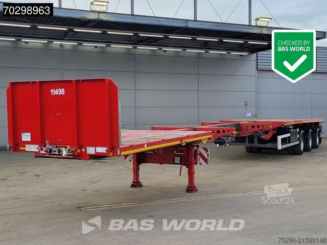 Nakládací plošina Broshuis 3AOU Triple Extendable 2250cm 3x Steering Remote