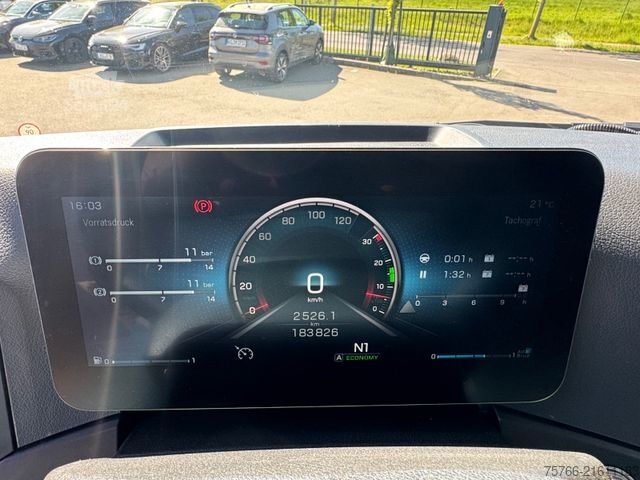 Dryckeslastbil MERCEDES-BENZ ACTROS 2532 / LBW / 2 x AHK / LENKACHSE / 18 PAL