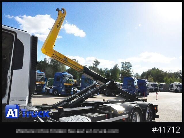 Ruloninė konteinerinė savivartis IVECO X-Way AD260SY46 Palfinger PHT 20, Lenk- Liftachse,