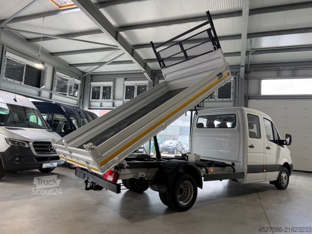 Driezijdige kipper bestelwagen MERCEDES-BENZ Sprinter II MAXI DoKa 513*MEILLER 3SEITEN KIPPER