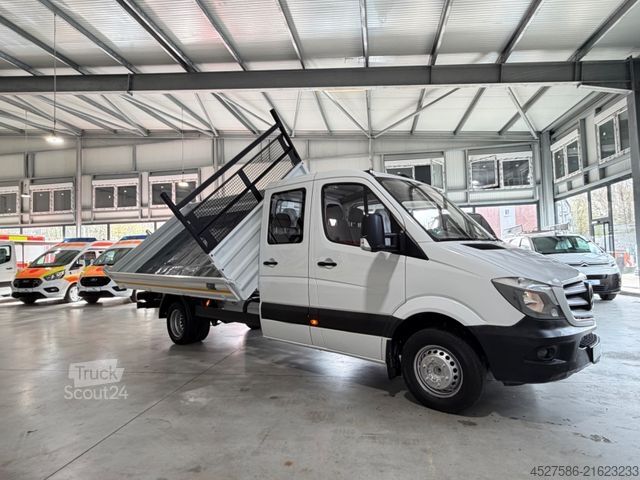 Driezijdige kipper bestelwagen MERCEDES-BENZ Sprinter II MAXI DoKa 513*MEILLER 3SEITEN KIPPER
