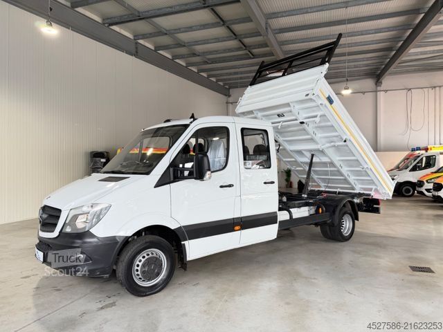 Kiepwagen bestelauto MERCEDES-BENZ Sprinter II MAXI DoKa 513*MEILLER 3SEITEN KIPPER