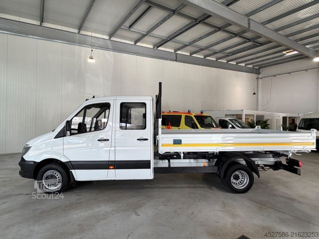 Kiepwagen bestelauto MERCEDES-BENZ Sprinter II MAXI DoKa 513*MEILLER 3SEITEN KIPPER