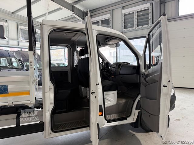 Kiepwagen bestelauto MERCEDES-BENZ Sprinter II MAXI DoKa 513*MEILLER 3SEITEN KIPPER