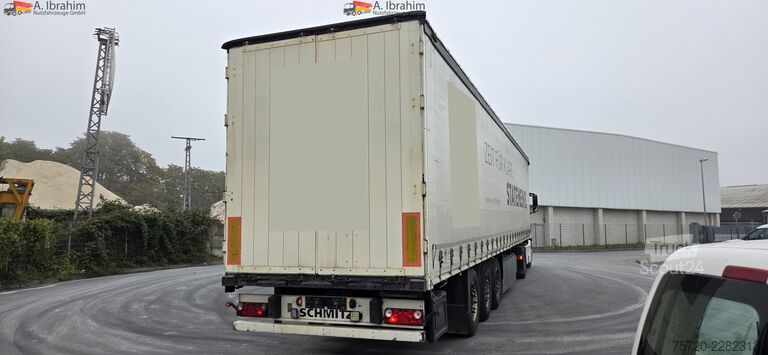 Avoin puoliperävaunu pressulla Schmitz SCS 09 Standard Edscha Scheibenbremse