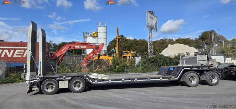 Низькорамний причіп Hiebenthal 4-achs Tieflader verbreiterbar | 9,80 m lang 40 50 Oese