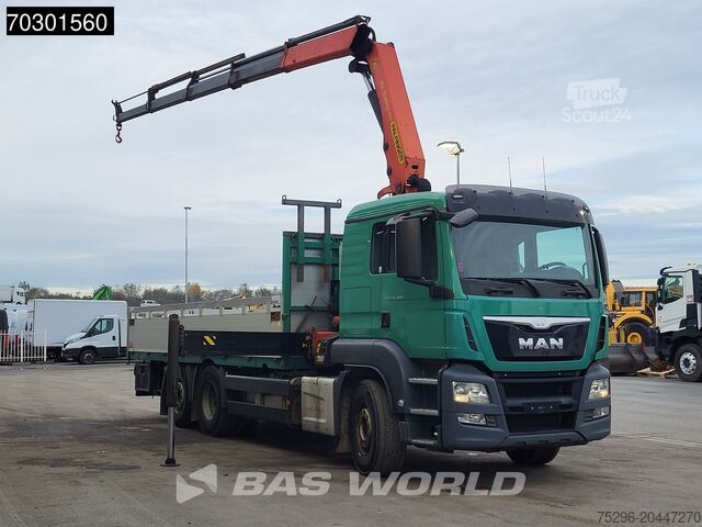 Nakládací plošina MAN TGS 26.400 6X2 Palfinger PK23001 EH Crane Kran ...