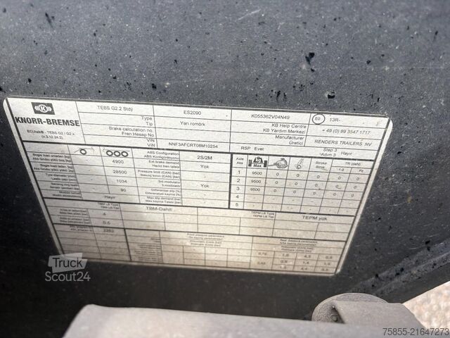 Konttikuljetukset Reistreyler 3AFCRT08 Multichassis / Extendable / SAF Axles ...