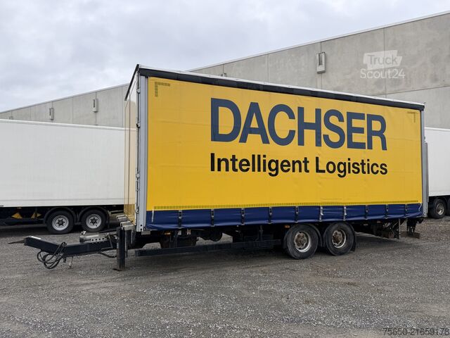 Anhänger mit Pritsche & Plane Möslein TPS 105 D-L  Tandemplane Ladebordwand + Durchladbar