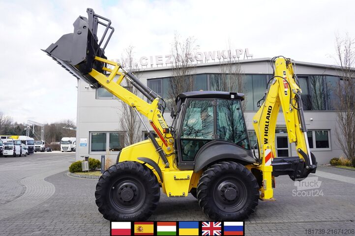 Kotró-rakodógép New Holland B115B backhoe loader / 4600 MTH ! / 2020