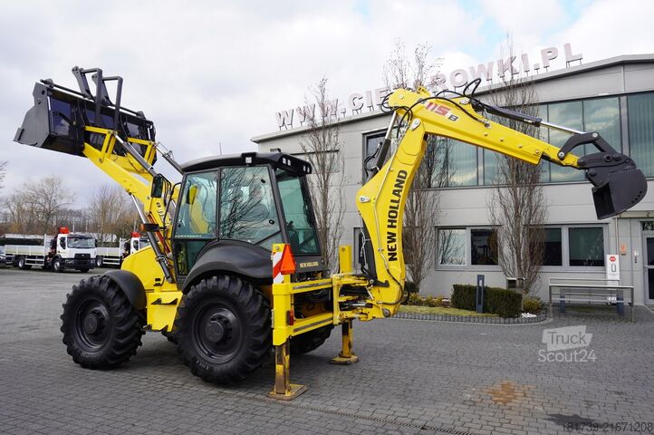 Kotró-rakodógép New Holland B115B backhoe loader / 4600 MTH ! / 2020