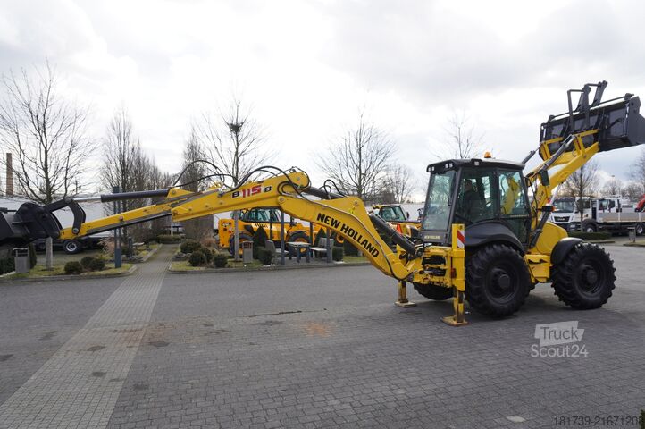 Kotró-rakodógép New Holland B115B backhoe loader / 4600 MTH ! / 2020