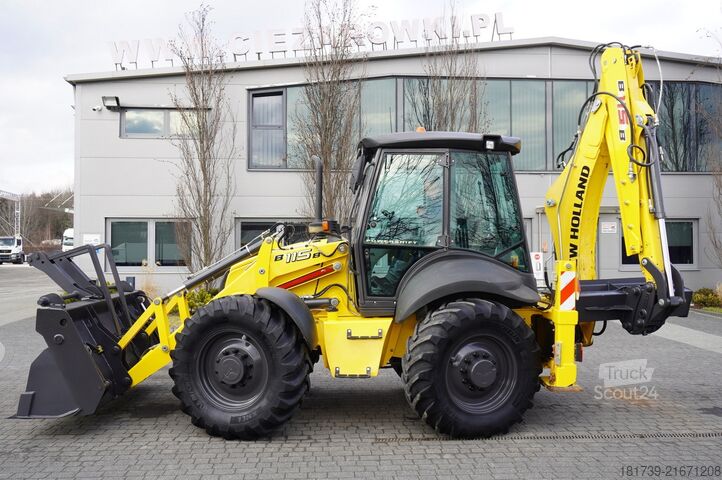 Kotró-rakodógép New Holland B115B backhoe loader / 4600 MTH ! / 2020