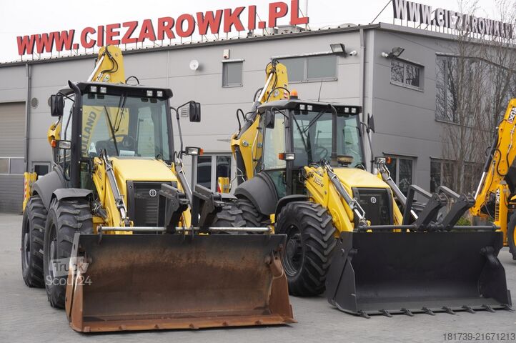 Kotró-rakodó New Holland B 115 C backhoe loader / 1000 MTH !