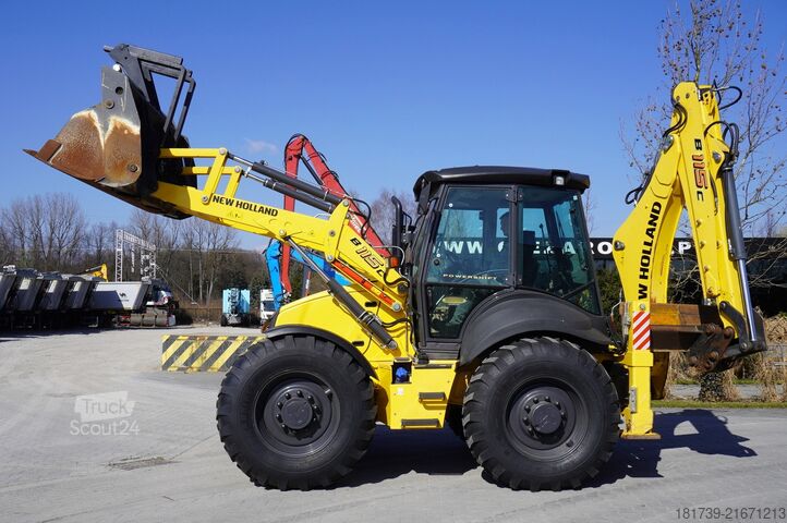 Kotró-rakodó New Holland B 115 C backhoe loader / 1000 MTH !