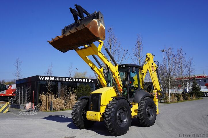 Kotró-rakodó New Holland B 115 C backhoe loader / 1000 MTH !