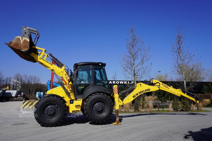 Kotró-rakodó New Holland B 115 C backhoe loader / 1000 MTH !