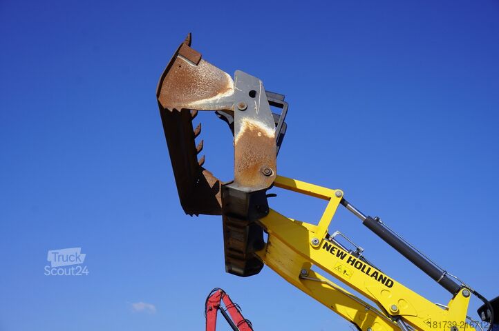 Kotró-rakodó New Holland B 115 C backhoe loader / 1000 MTH !