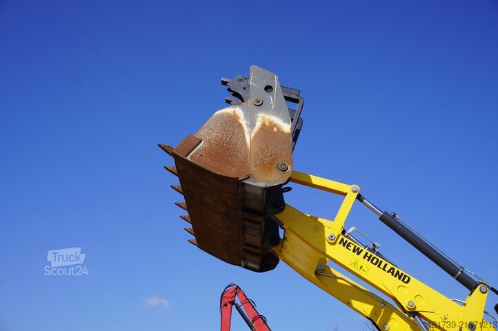 Kotró-rakodó New Holland B 115 C backhoe loader / 1000 MTH !