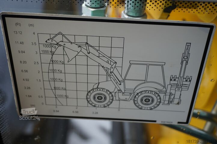 Kotró-rakodó New Holland B 115 C backhoe loader / 1000 MTH !