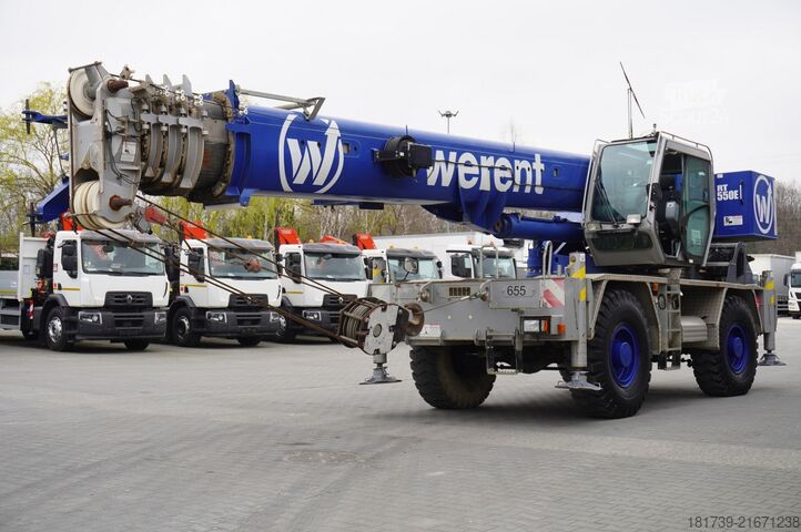 Ruwterrein kraan Grove RT550E rough terrain crane / 3000 mth!